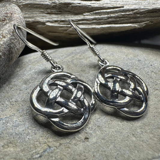 Classic Celtic Dara Knot Earrings