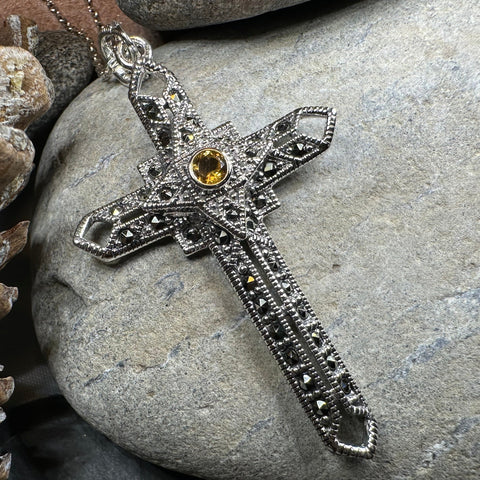 Load image into Gallery viewer, Wyn Celtic Cross Necklace