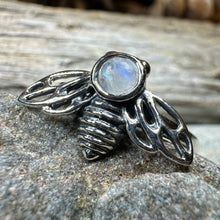 Load image into Gallery viewer, Tell the Bees Moonstone Ring