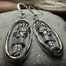 Load image into Gallery viewer, Tartan Bagpiper Earrings