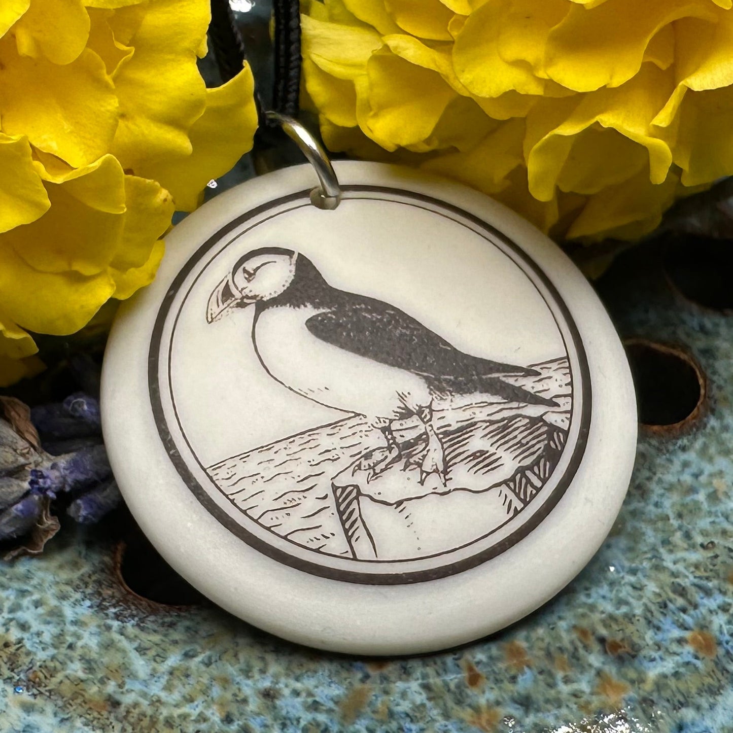 Artisan Puffin Necklace - Handmade in U.S.A.