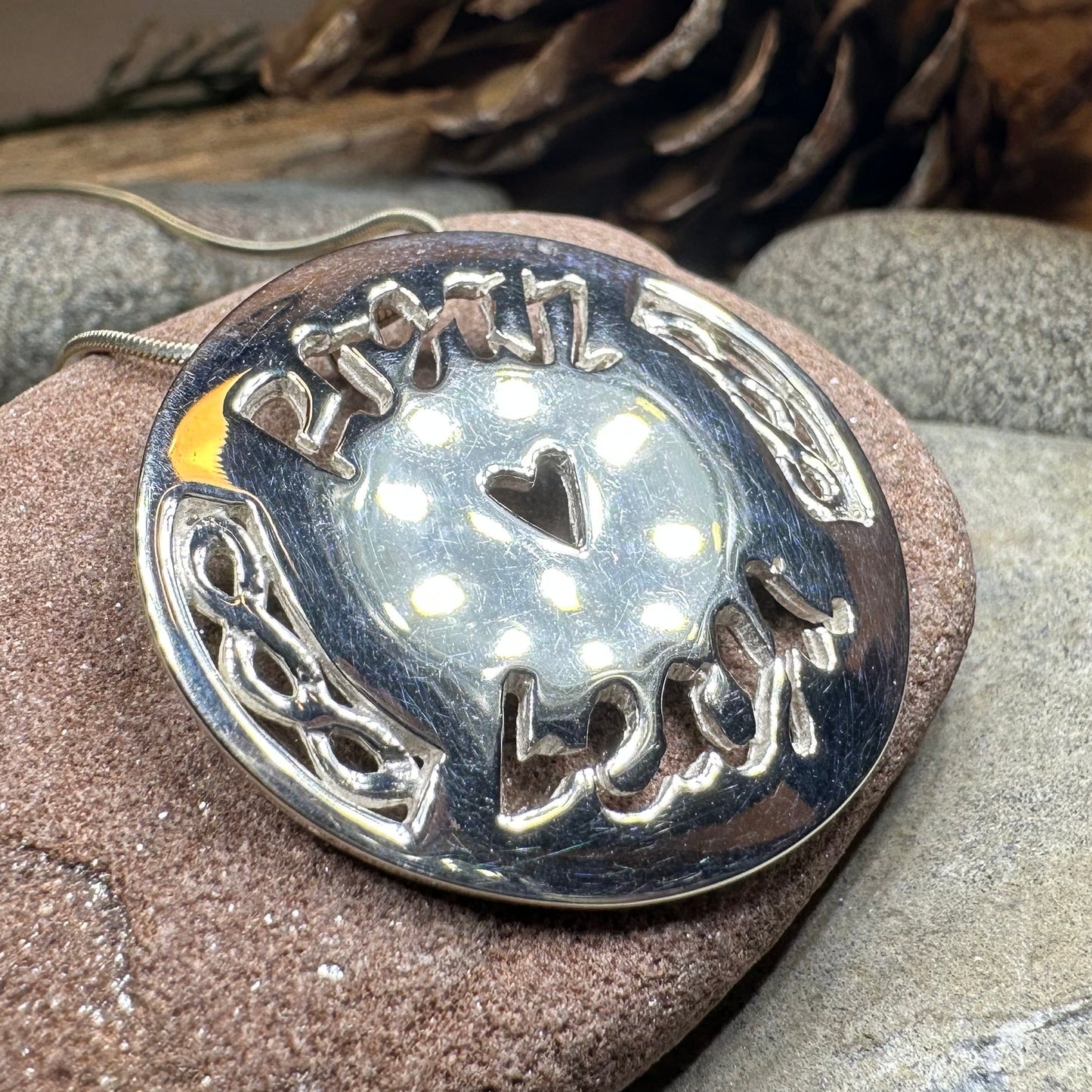 Scottish Gaelic "Little Kisses" Necklace - Handmade in Scotland — view 8