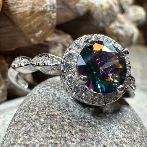 Load image into Gallery viewer, Innes Celtic Topaz Ring
