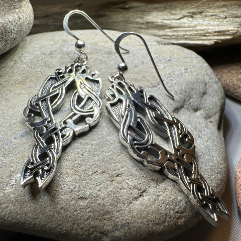 Load image into Gallery viewer, Unne Celtic Viking Earrings