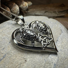 Load image into Gallery viewer, Celtic Turtle Lovers Necklace