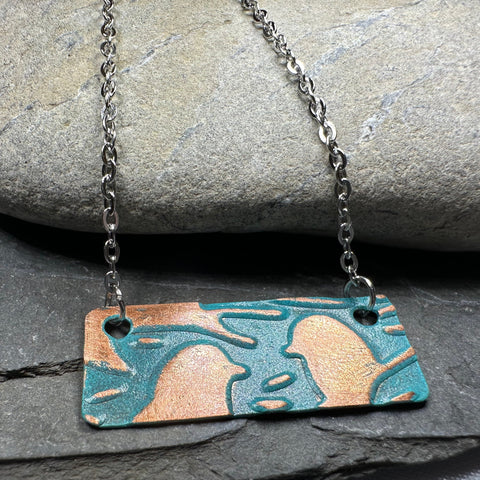 Load image into Gallery viewer, Summersong Bird Copper Necklace
