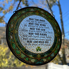 Load image into Gallery viewer, Irish Blessing Suncatcher