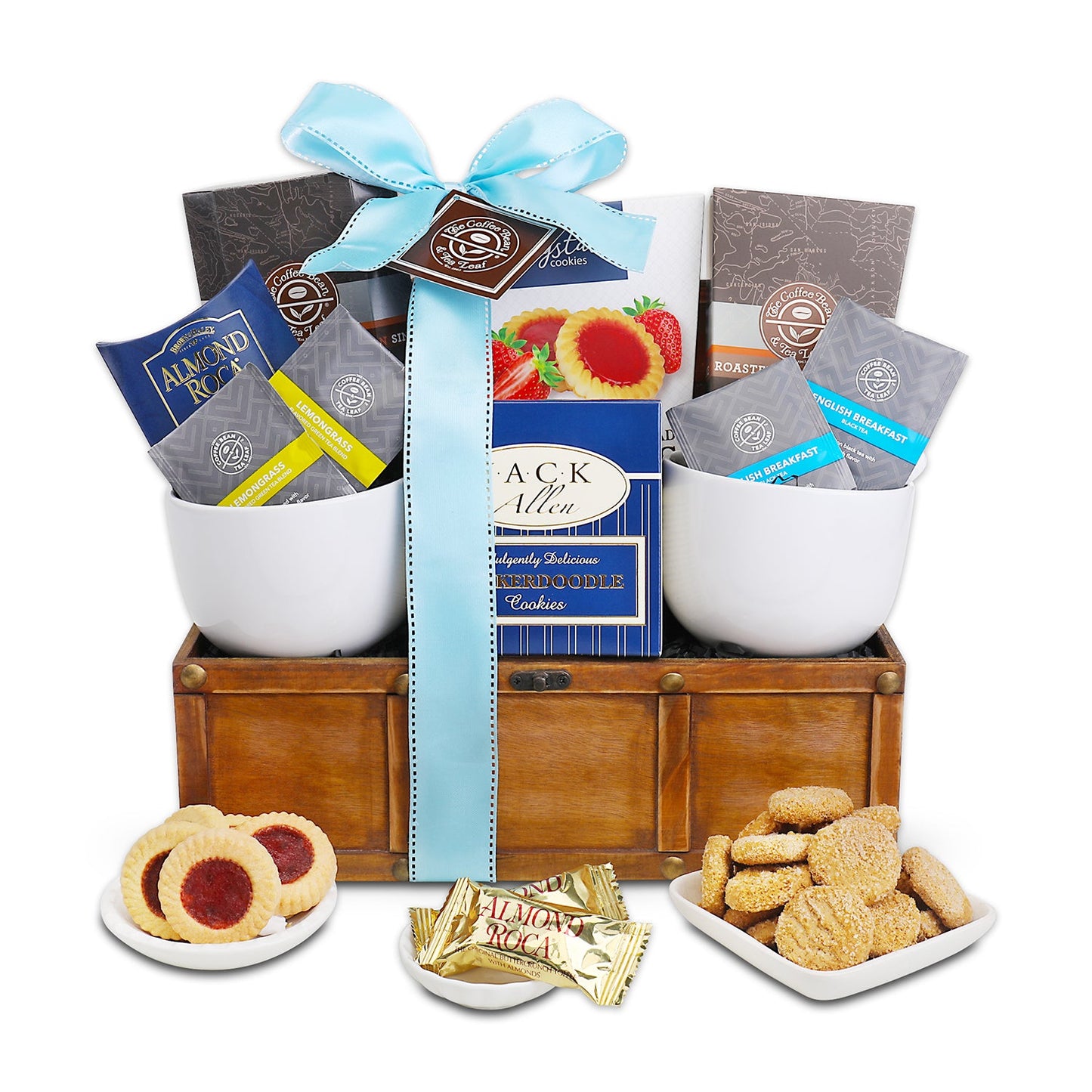 Coffee Bean & Tea Leaf Signature Blend Gift Basket with Mugs
