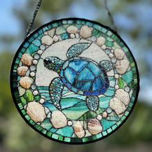 Load image into Gallery viewer, Coastal Sea Turtle Suncatcher