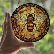 Load image into Gallery viewer, Golden Bee Suncatcher