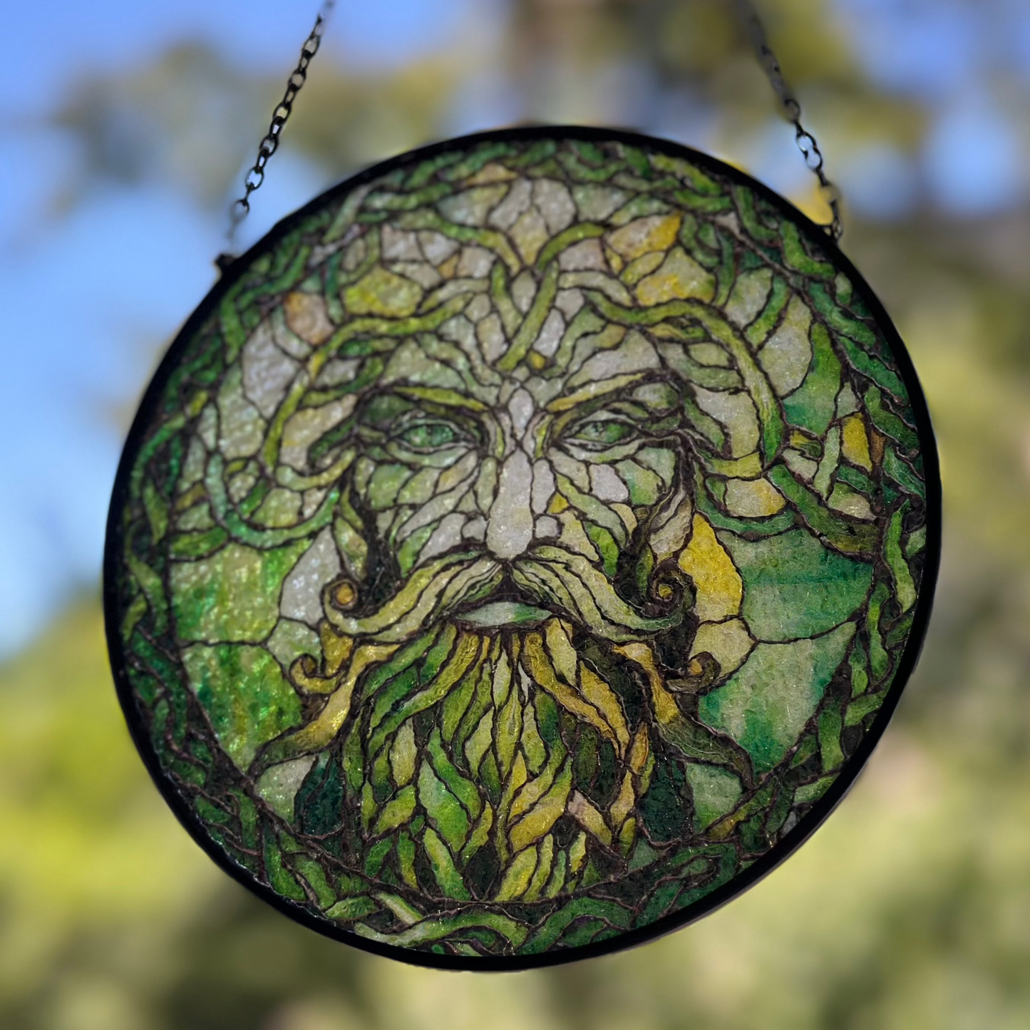 Green Man Suncatcher