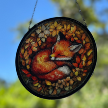 Load image into Gallery viewer, Autumn Fox Suncatcher