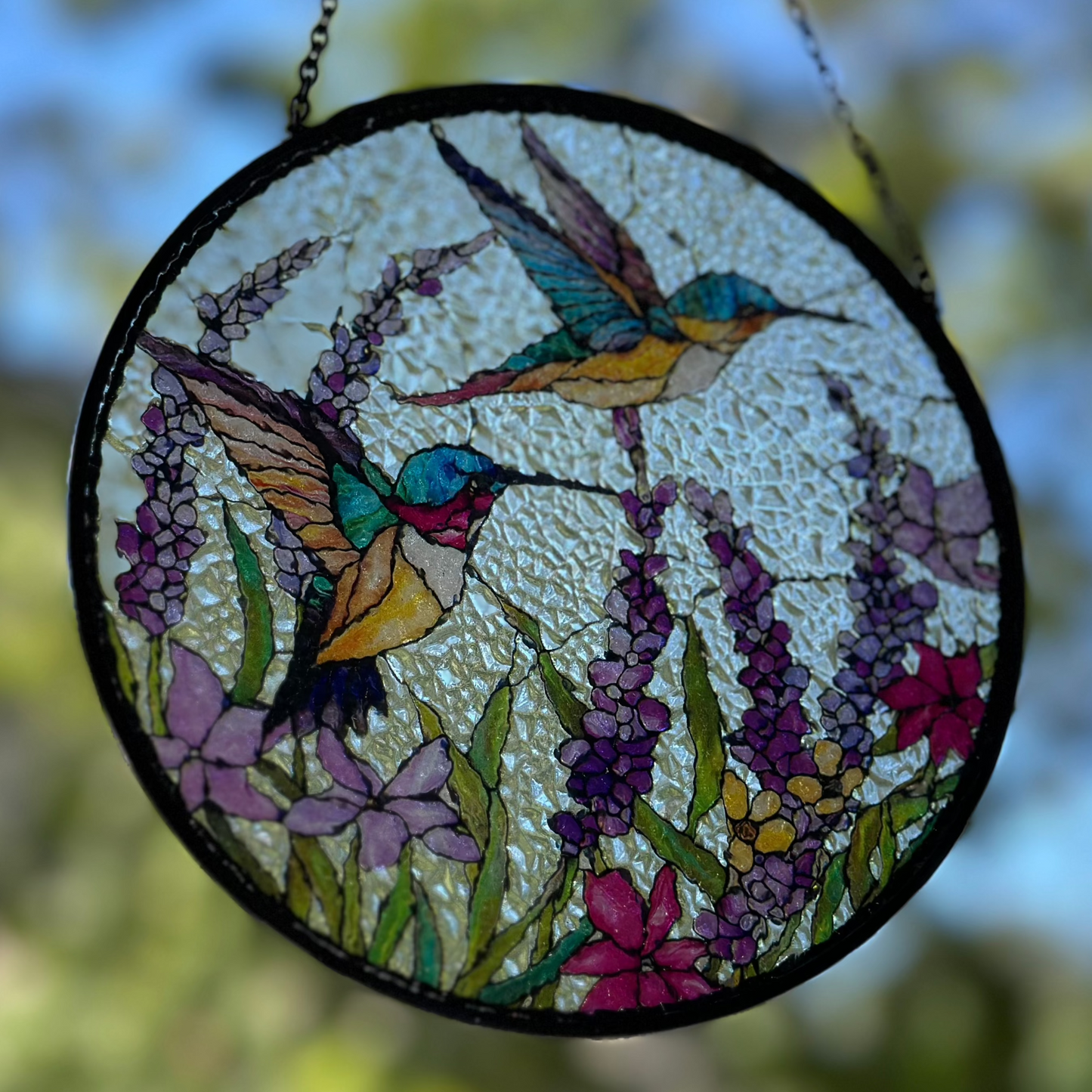 Summer Hummingbird Suncatcher
