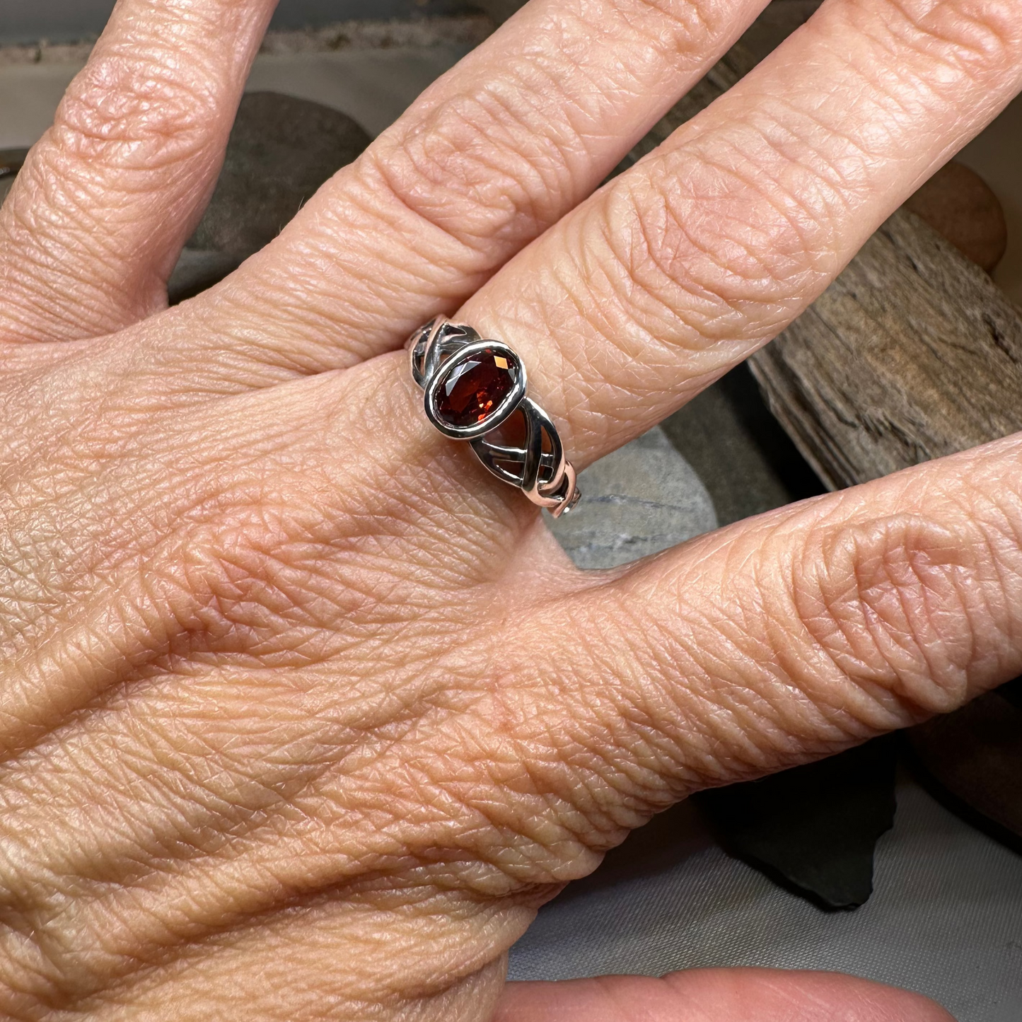 Andie Trinity Knot Ring — view 15