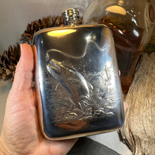 Load image into Gallery viewer, Fishing Pewter Hip Flask