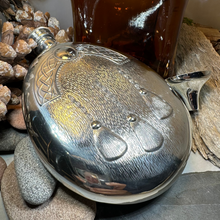Load image into Gallery viewer, Scottish Sporran Pewter Hip Flask
