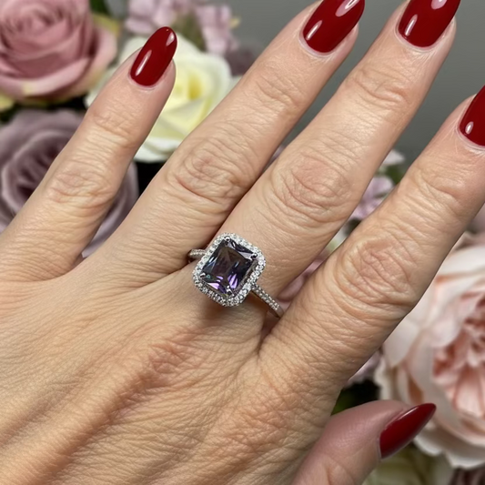 Royal Scottish Topaz Ring in Sterling Silver