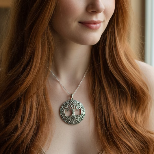 Family Love Tree of Life Necklace — view 2