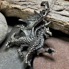Load image into Gallery viewer, Wales Dragon Necklace