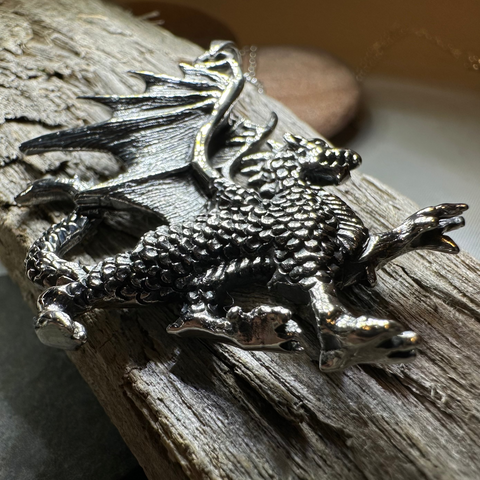 Load image into Gallery viewer, Wales Dragon Necklace