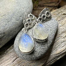 Load image into Gallery viewer, Adamaris Celtic Moonstone Earrings