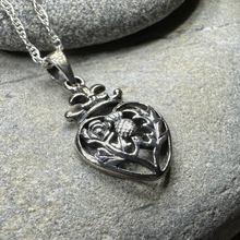Load image into Gallery viewer, Rose & Thistle Luckenbooth Necklace