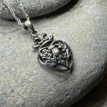 Load image into Gallery viewer, Rose & Thistle Luckenbooth Necklace