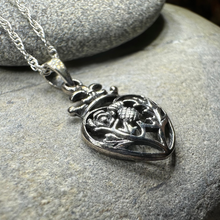 Load image into Gallery viewer, Rose & Thistle Luckenbooth Necklace