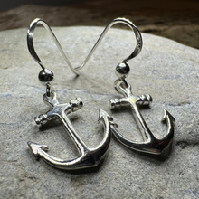 Load image into Gallery viewer, Smooth Sailing Anchor Earrings