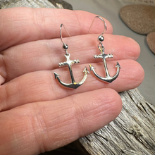 Load image into Gallery viewer, Smooth Sailing Anchor Earrings