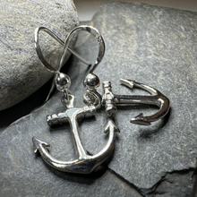 Load image into Gallery viewer, Smooth Sailing Anchor Earrings