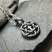 Load image into Gallery viewer, Petite Star of David Cross Necklace