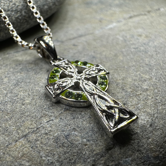 Jane Celtic Cross Necklace - Handmade in Ireland