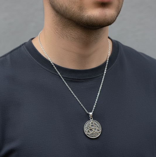 Stormfront Celtic Knot Necklace — view 2