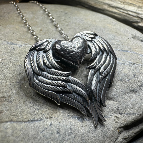 Load image into Gallery viewer, Seraphina Angel Wings Necklace