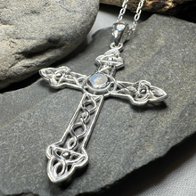 Load image into Gallery viewer, Gratitude Celtic Cross Necklace