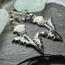 Load image into Gallery viewer, Realistic Thistle Earrings