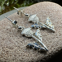 Load image into Gallery viewer, Realistic Thistle Earrings