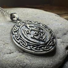 Load image into Gallery viewer, Rixon Celtic Dragon Necklace