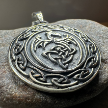 Load image into Gallery viewer, Rixon Celtic Dragon Necklace