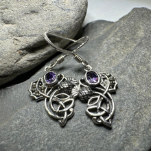 Load image into Gallery viewer, Marcasite Thistle Earrings