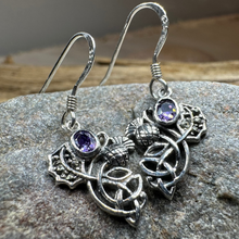 Load image into Gallery viewer, Marcasite Thistle Earrings
