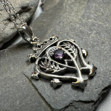 Load image into Gallery viewer, Amethyst Luckenbooth Necklace