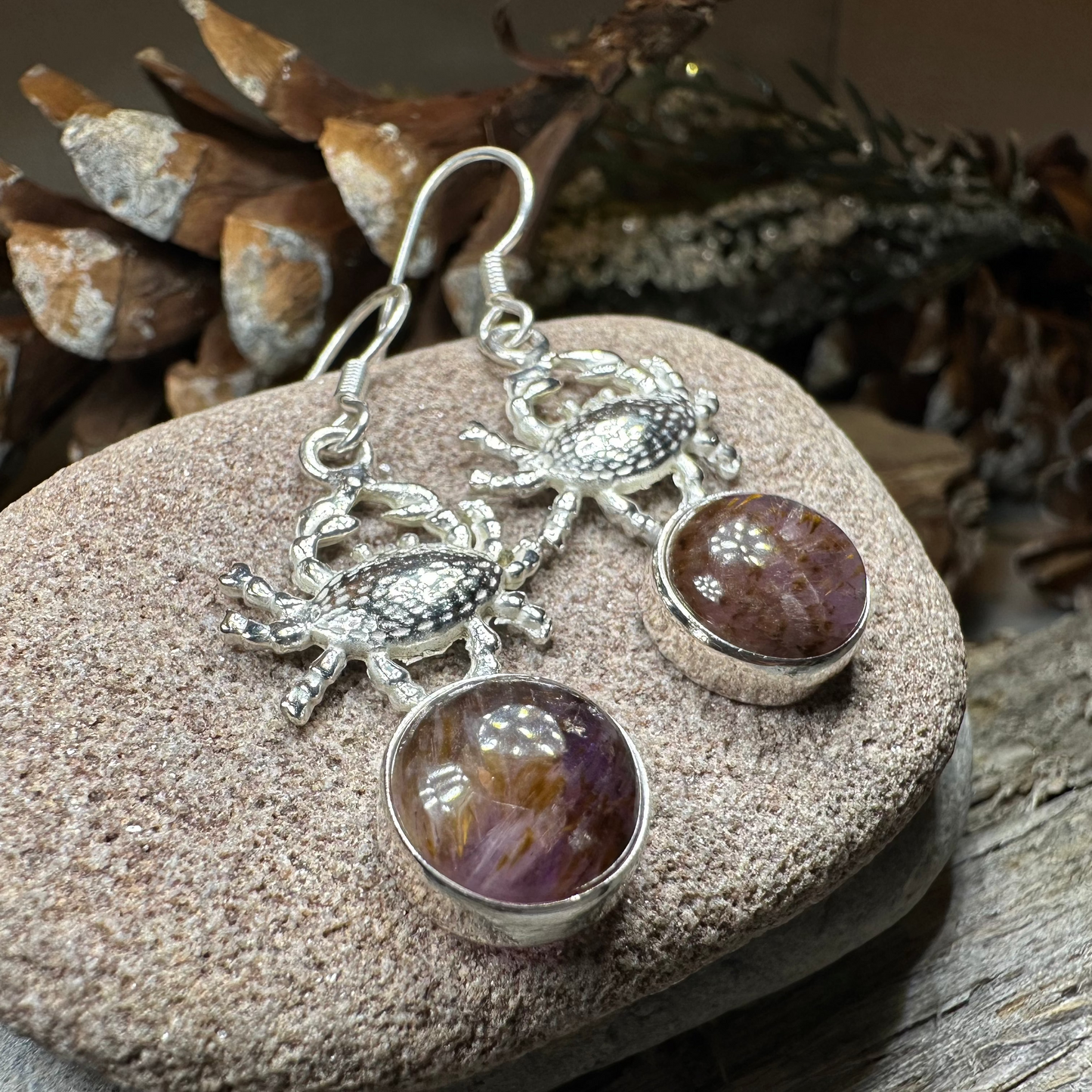 Seychelles Crab Earrings — view 8