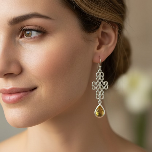 Leanna Celtic Knot Earrings — view 2
