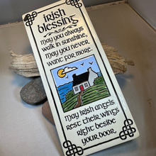 Load image into Gallery viewer, Irish Angels Blessing Ceramic Wall Art