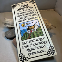 Load image into Gallery viewer, Irish Angels Blessing Ceramic Wall Art
