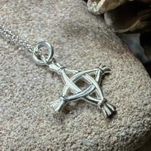 Load image into Gallery viewer, Kildare Saint Brigid's Cross Necklace