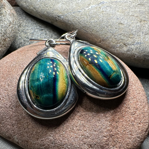 Load image into Gallery viewer, Heathergems Teardrop Earrings - Handmade in Scotland