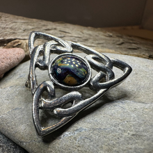 Load image into Gallery viewer, Heathergems Pictish Celtic Knot Brooch